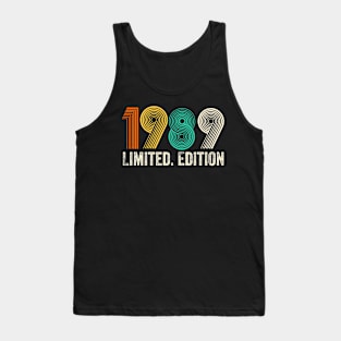 1989 Vintage 1989 Birthday Retro 1989 Tank Top